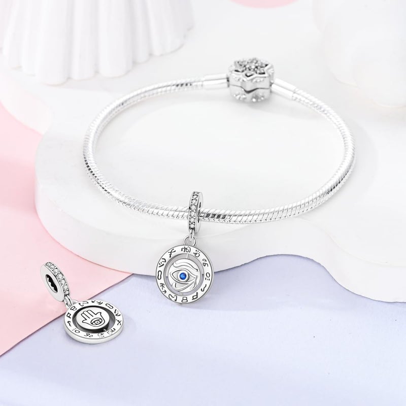 MULA 925 Sterling Silver Charms for Bracelets and Necklaces Lipstick and Bag Dangle Pendants Tower Camera Beads Jewelry Charms for Women - Image 1